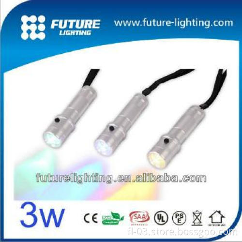 Color changing mini 3w Edison rgb led torchlight